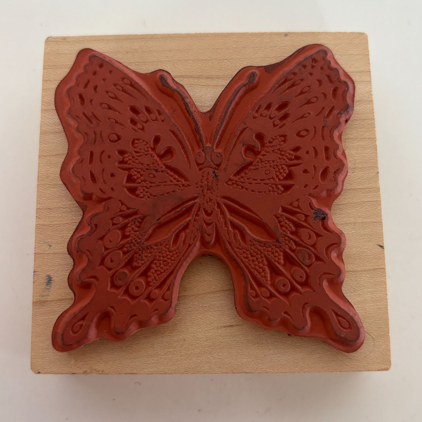 PSX Rubber Stamp Swallowtail Butterfly Spring Garden Nature Outdoors 2.5" G-055