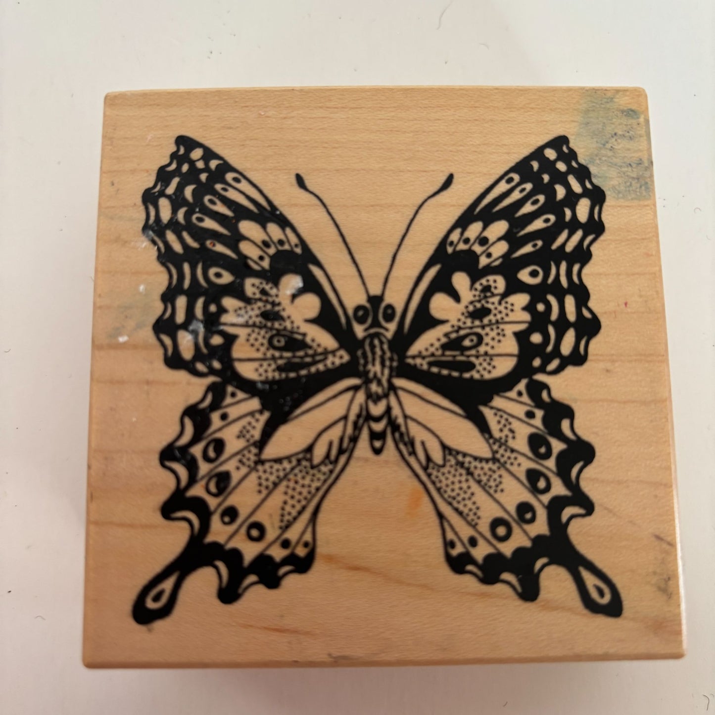 PSX Rubber Stamp Swallowtail Butterfly Spring Garden Nature Outdoors 2.5" G-055