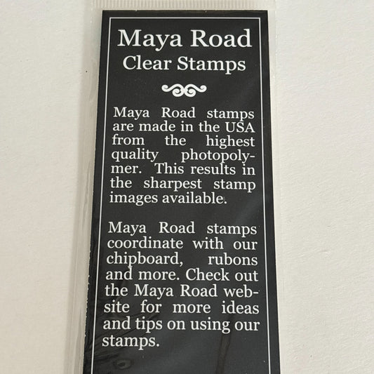Maya Road Clear Stamp Set Photopolymer Soar Butterflies Spring Butterfly Spring Nature Cardmaking Craft