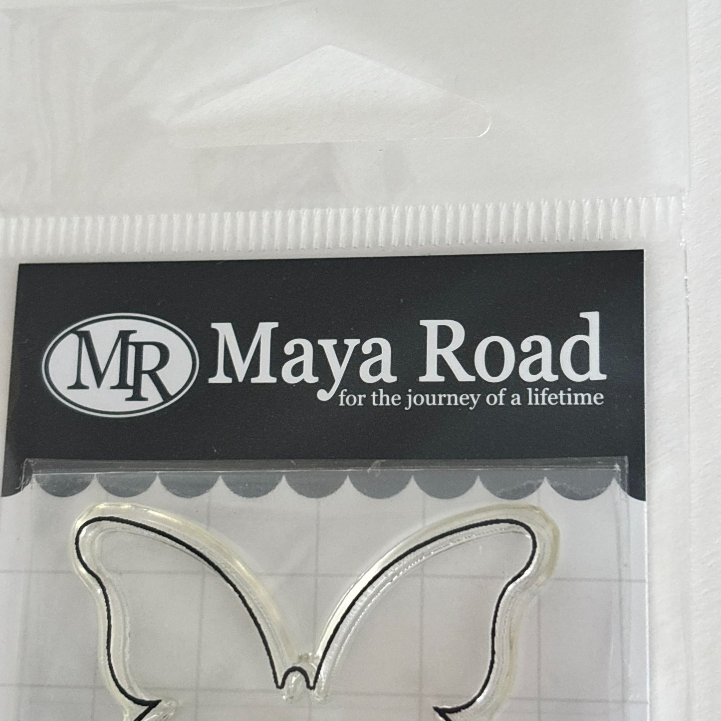 Maya Road Clear Stamp Set Photopolymer Soar Butterflies Spring Butterfly Spring Nature Cardmaking Craft