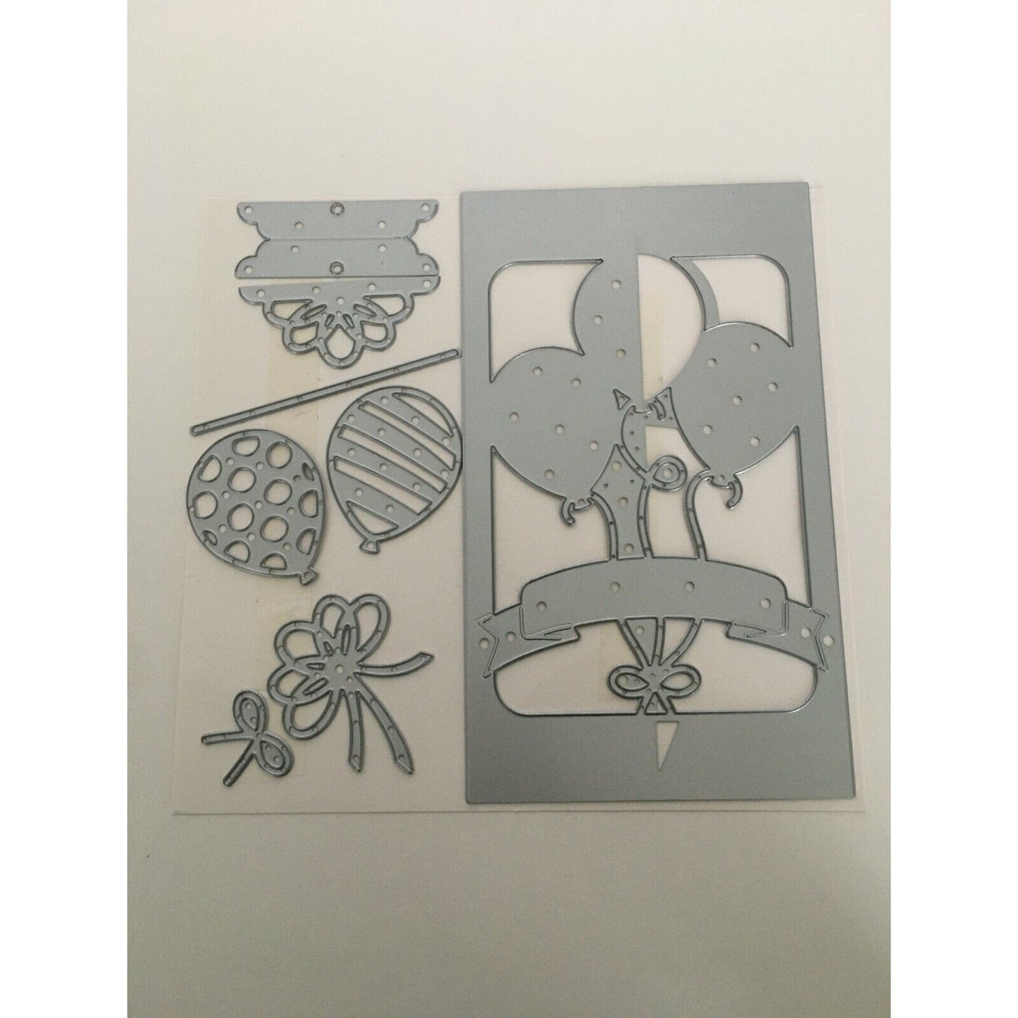 Stampin Up Balloon Pop Up Thinlits Framelits Dies Bow Birthday Card Making Tag