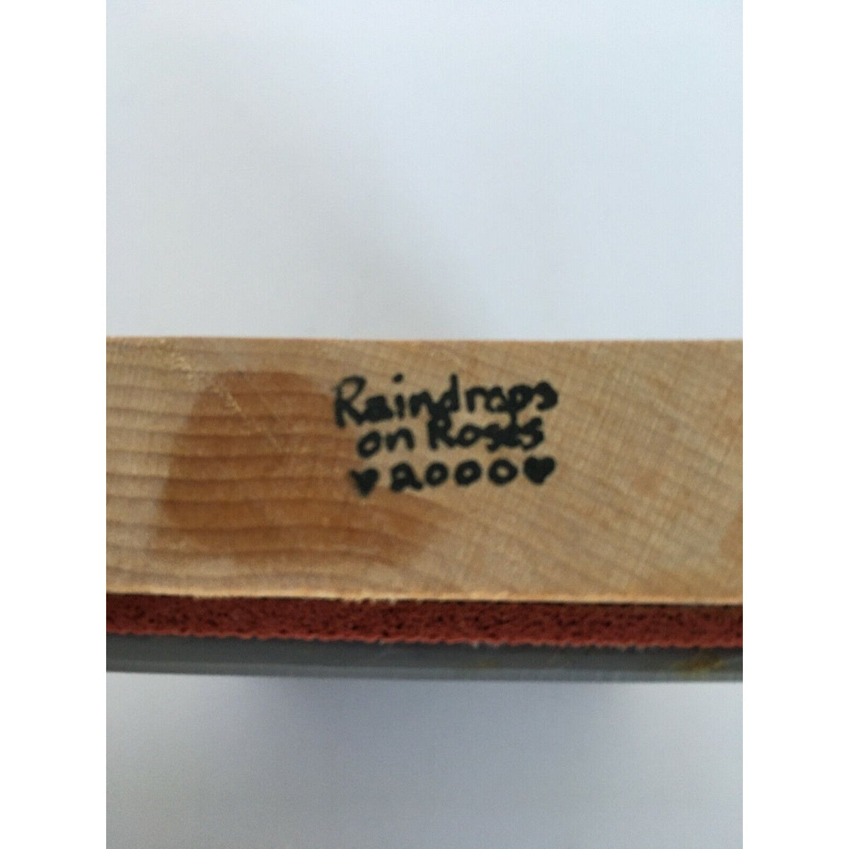 Raindrops on Roses Rubber Stamp Christmas Candles Holly Window Stained Glass