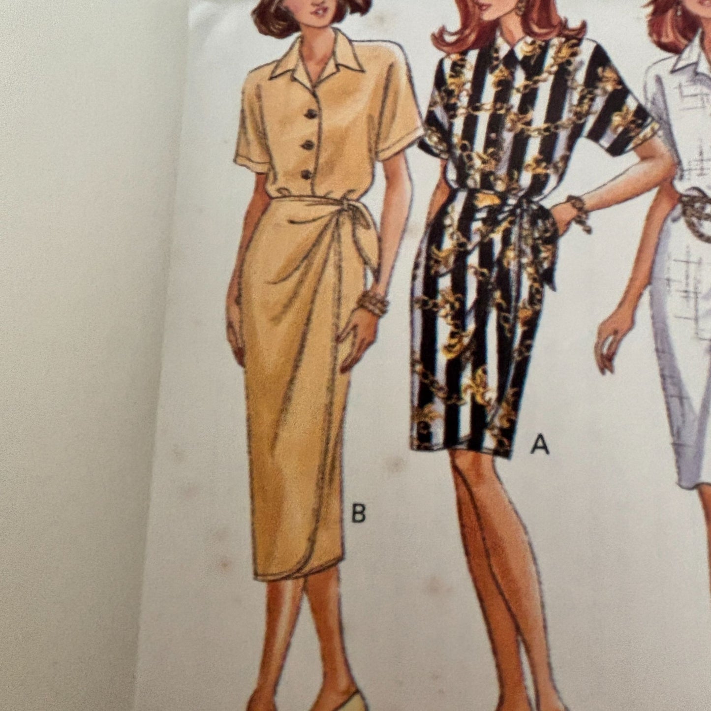 Butterick Sewing Pattern 6787 90s Dress Suit Work Elegant Set Easy 12-16 Uncut