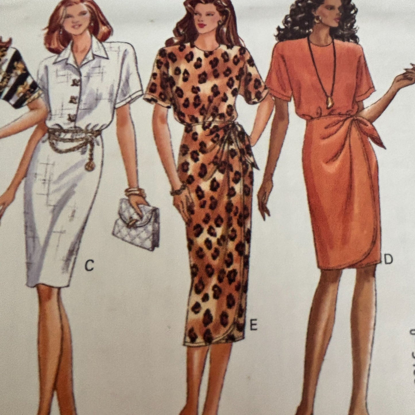 Butterick Sewing Pattern 6787 90s Dress Suit Work Elegant Set Easy 12-16 Uncut
