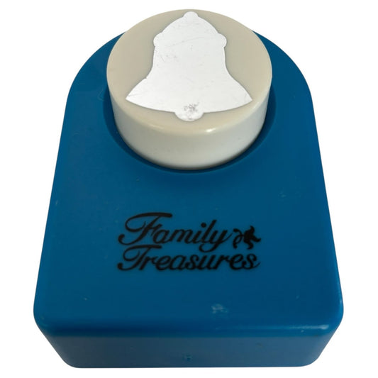 Family Treasures Paper Punch Wedding Bell Christmas Craft Diecut 1.25 Inch