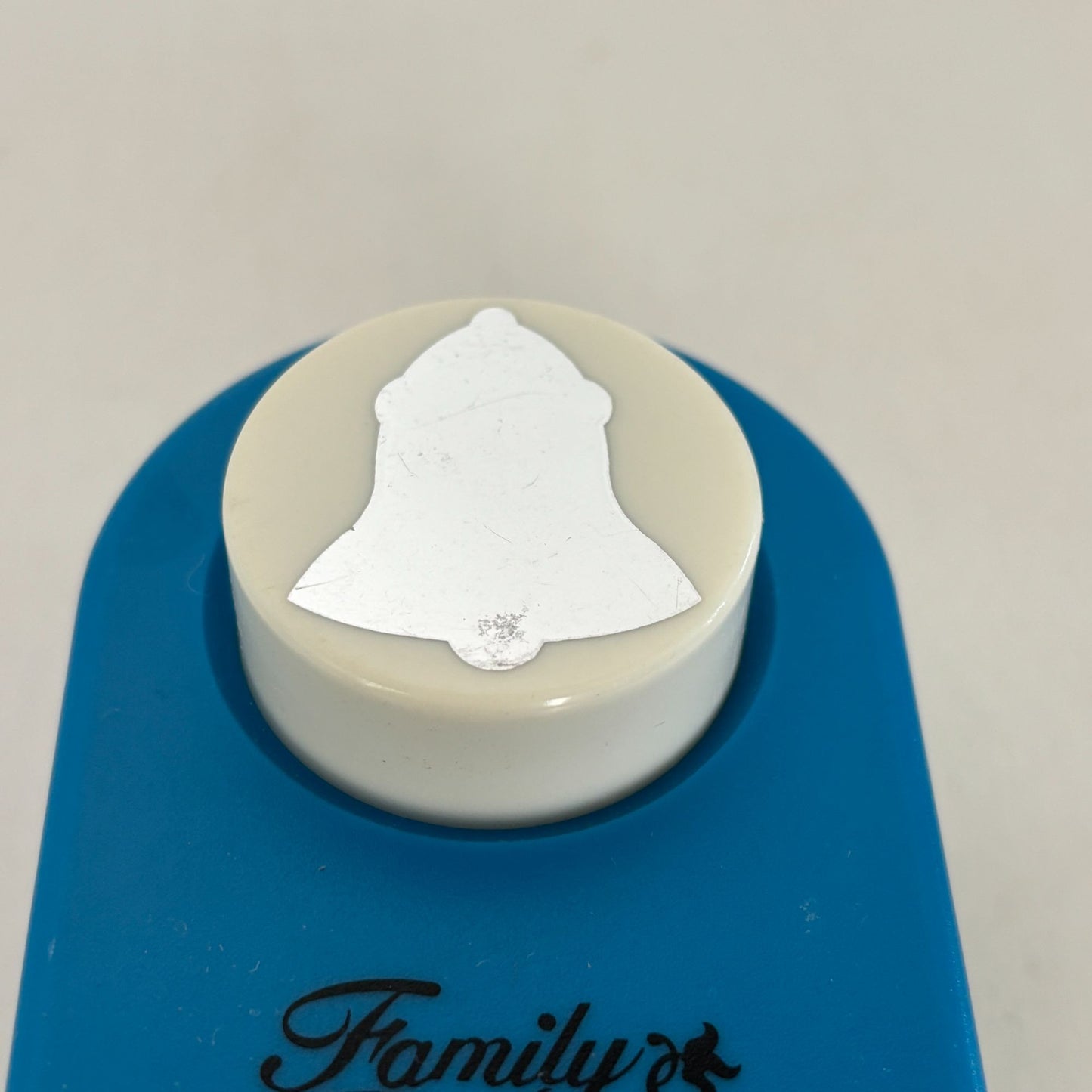 Family Treasures Paper Punch Wedding Bell Christmas Craft Diecut 1.25 Inch