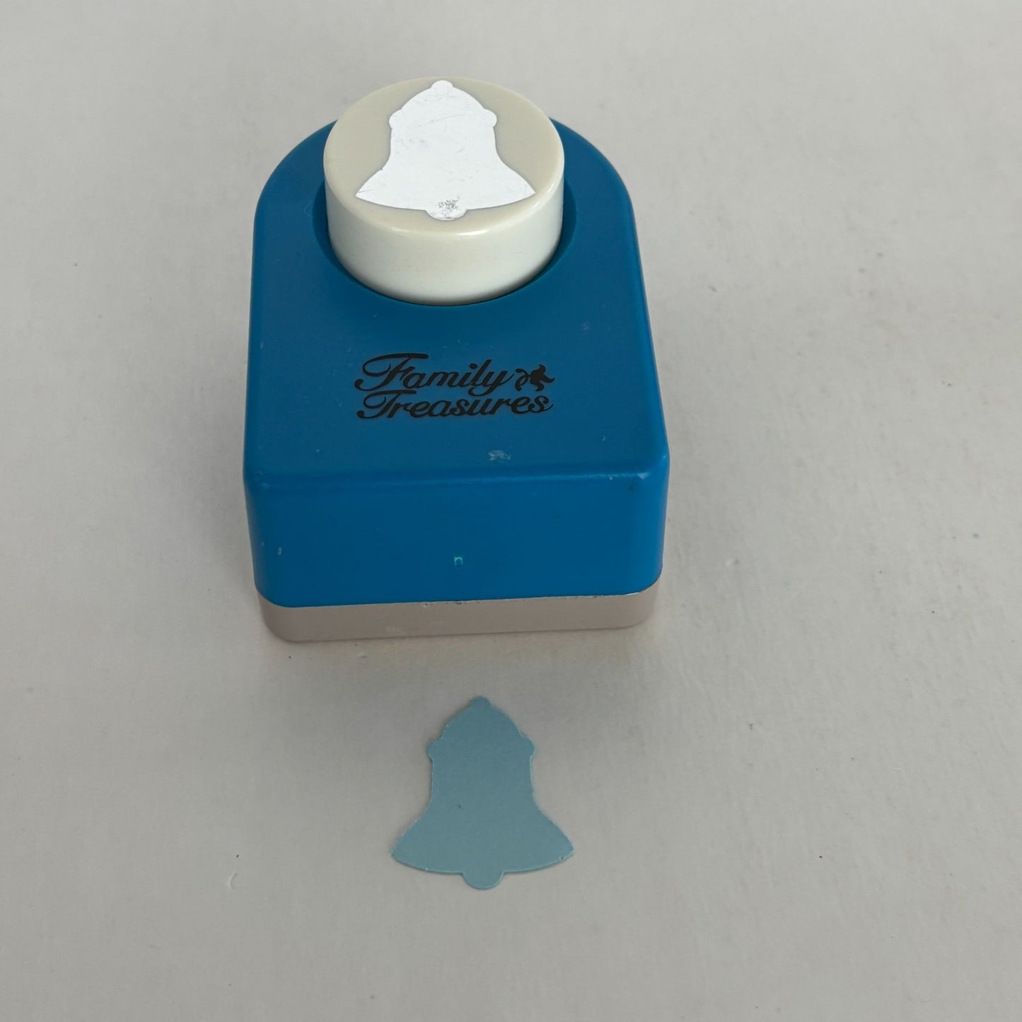 Family Treasures Paper Punch Wedding Bell Christmas Craft Diecut 1.25 Inch