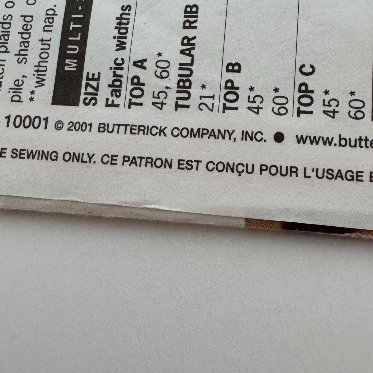 Butterick Sewing Pattern 3199 Shirt Tops Easy Fall Neck Variations 8 10 12 UC