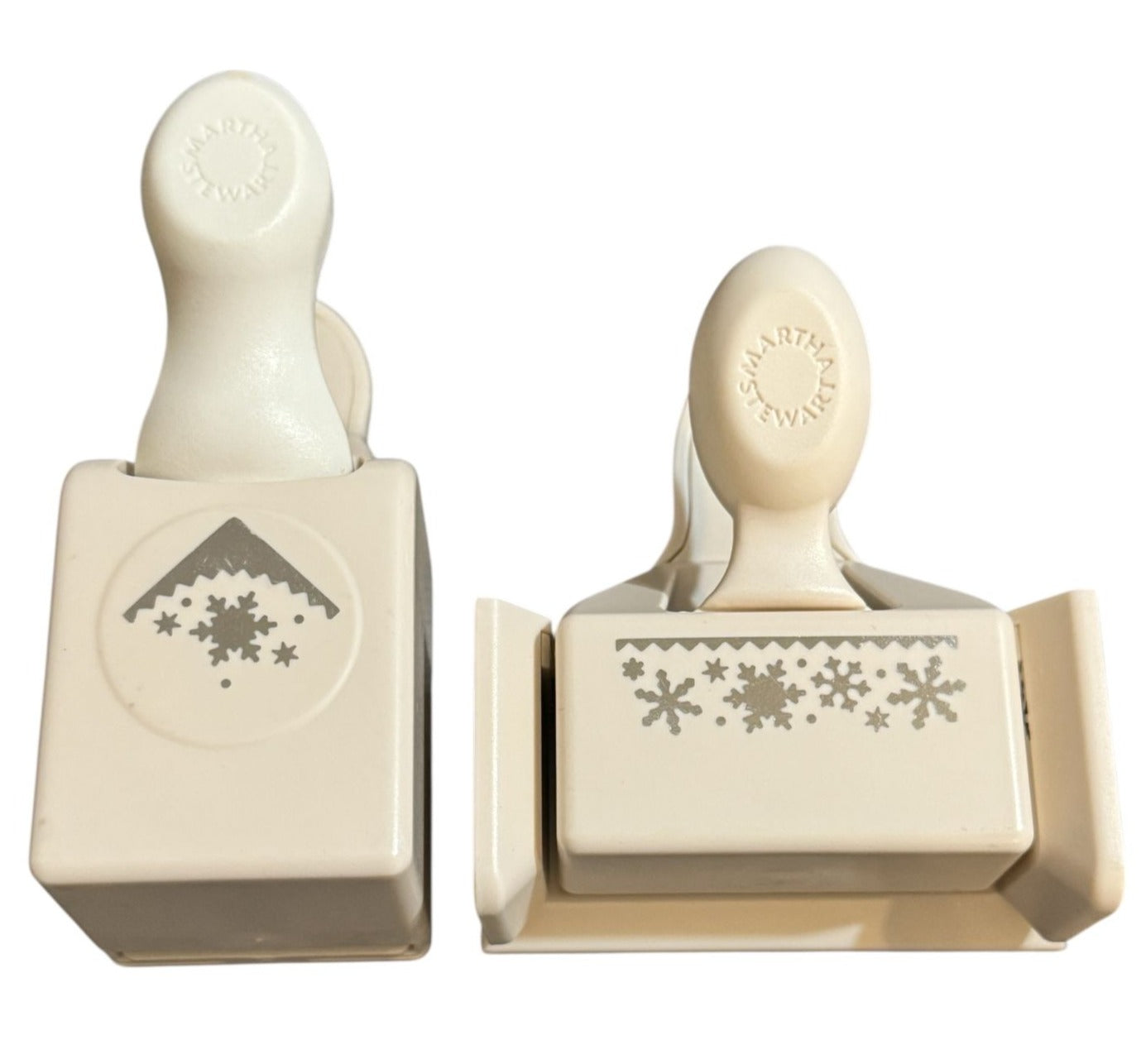 Martha Stewart Paper Punch Set Snow Flurry Christmas Corner Border Snowflakes