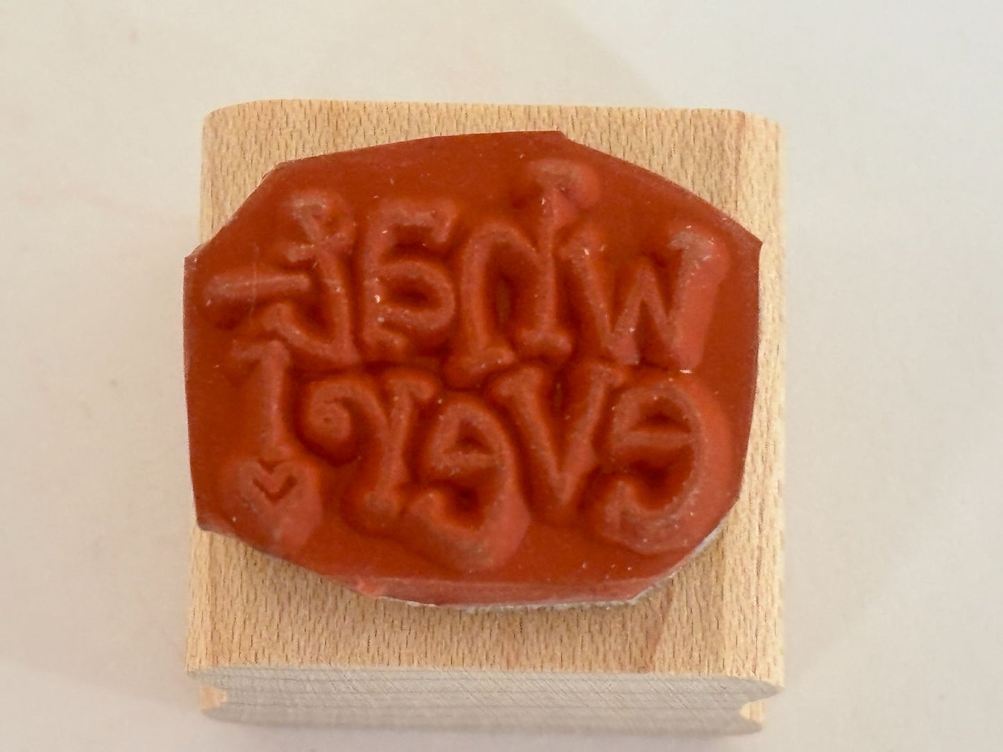 Stampin Up Rubber Stamp Whatever Heart Exclamation Point Attitude Word Craft