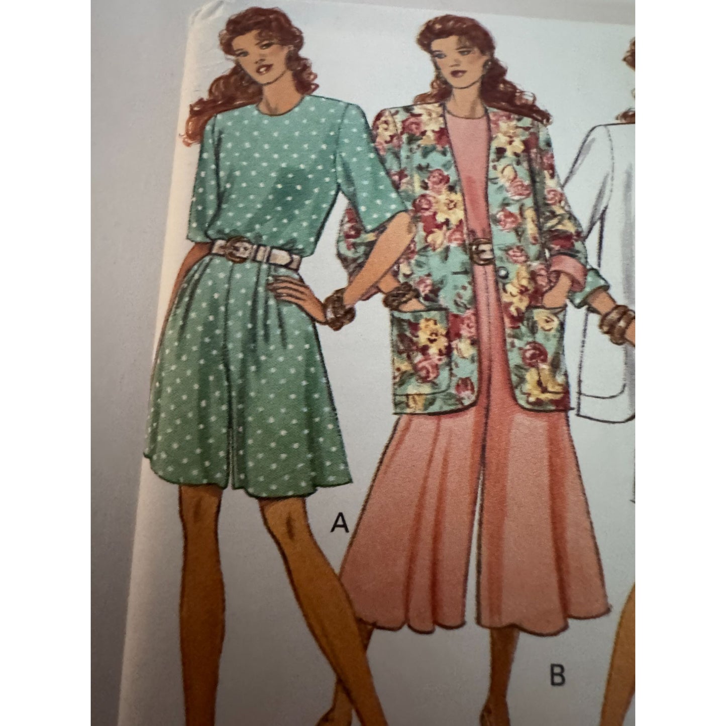 Butterick Classics 6009 Sewing Pattern Misses Jacket Top Skirt Split Skirt Easy Fast Sizes 6-10