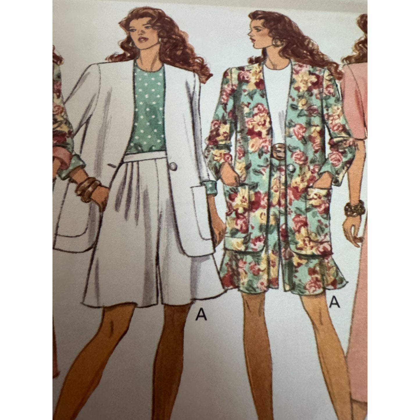 Butterick Classics 6009 Sewing Pattern Misses Jacket Top Skirt Split Skirt Easy Fast Sizes 6-10