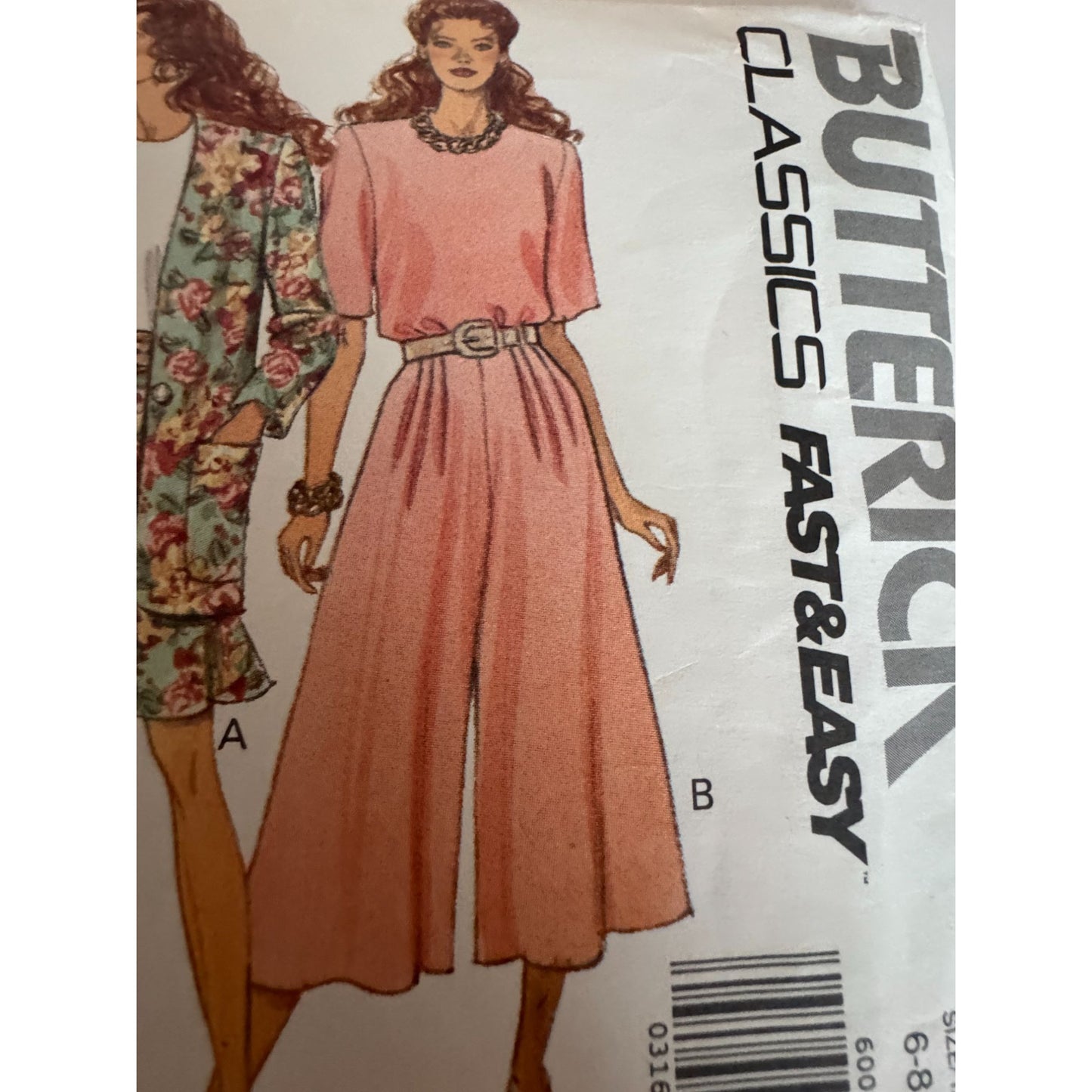 Butterick Classics 6009 Sewing Pattern Misses Jacket Top Skirt Split Skirt Easy Fast Sizes 6-10