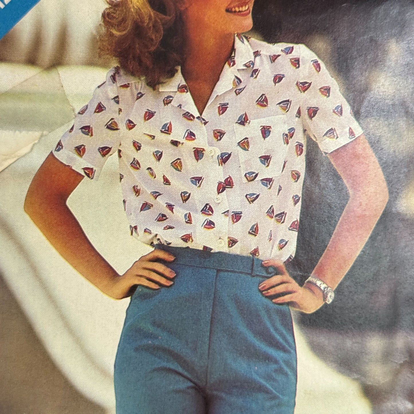 Butterick See & Sew Sewing Pattern 3019 Misses Blouse Straight Pants 8-12 Uncut