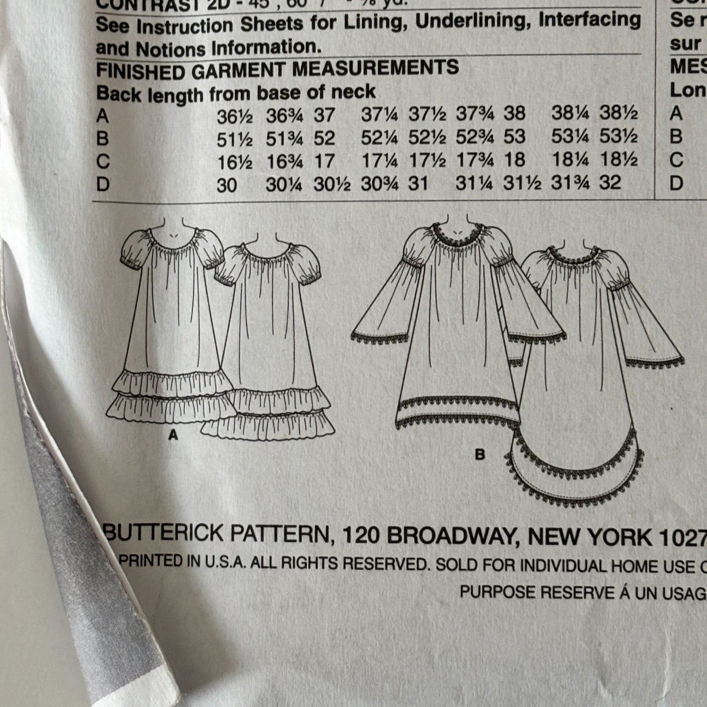 Butterick Sewing Pattern B6114 Pirate Costume Dress Gothic Cosplay 14-22 Uncut Renaissance Faire Corset