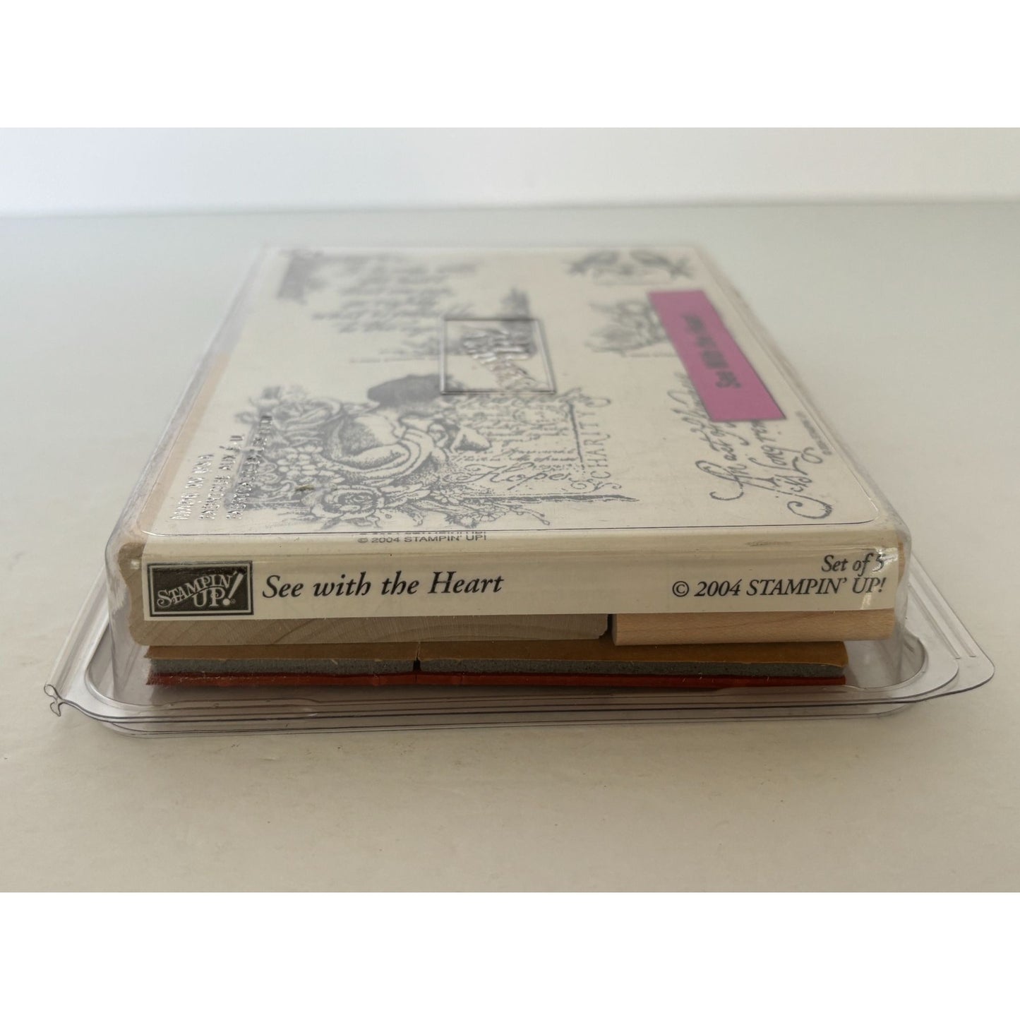 Stampin Up Rubber Stamp Set See With The Heart Birds Victorian Woman Romantic