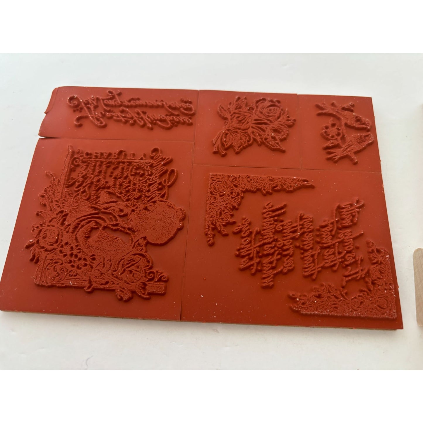 Stampin Up Rubber Stamp Set See With The Heart Birds Victorian Woman Romantic