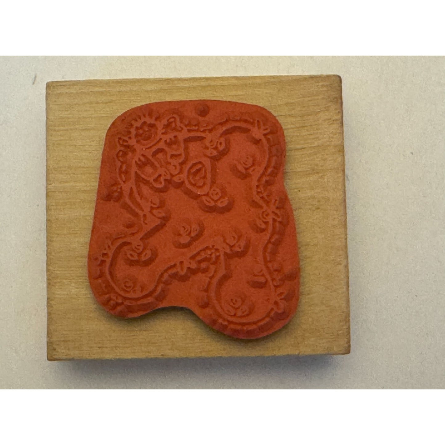 Hooks Lines and Inkers Rubber Stamp Alphabet Letter R Angel Country Card Making