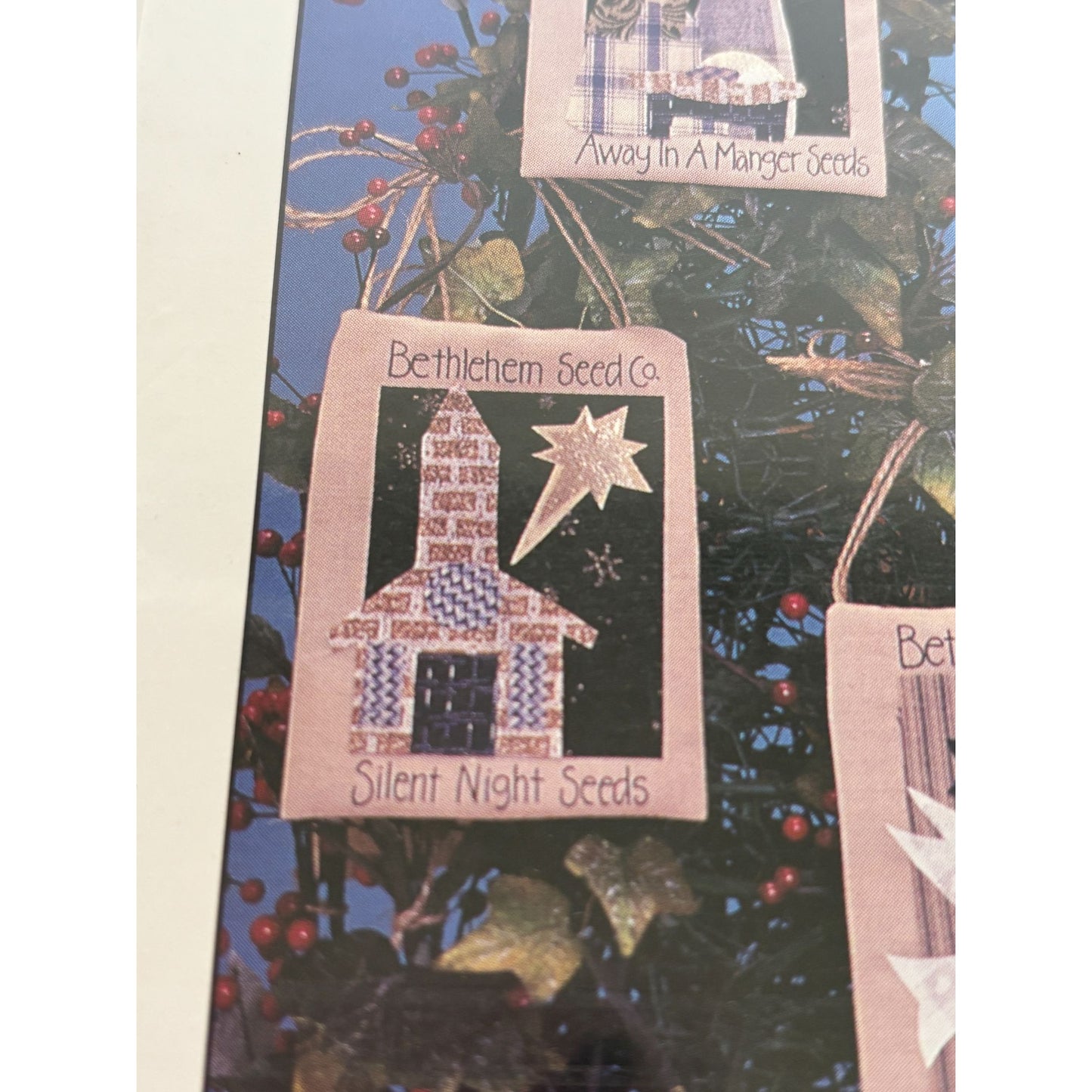 Pattern Garden Quilt Project Bethlehem Seed Co Christmas Ornaments Nativity Dove