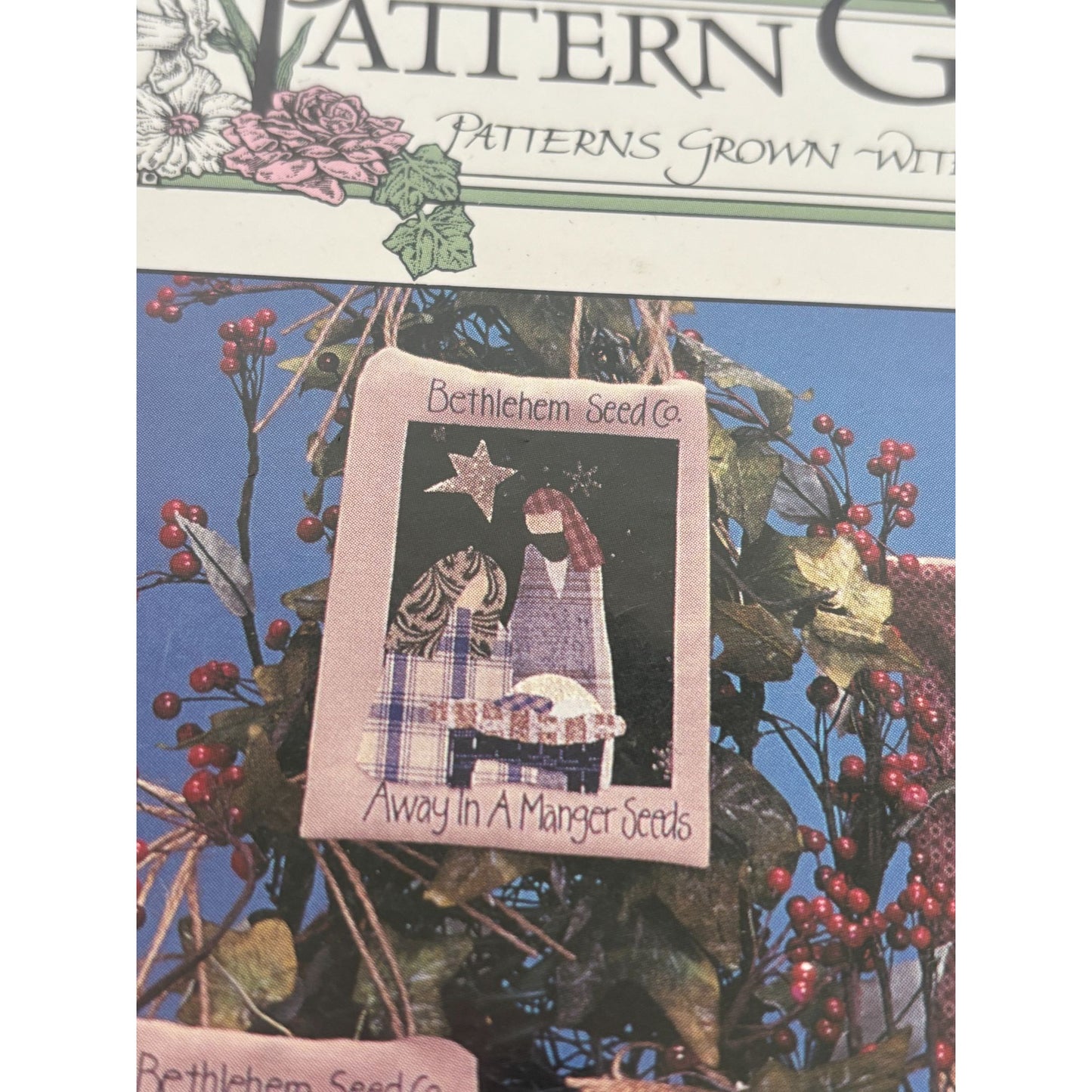 Pattern Garden Quilt Project Bethlehem Seed Co Christmas Ornaments Nativity Dove