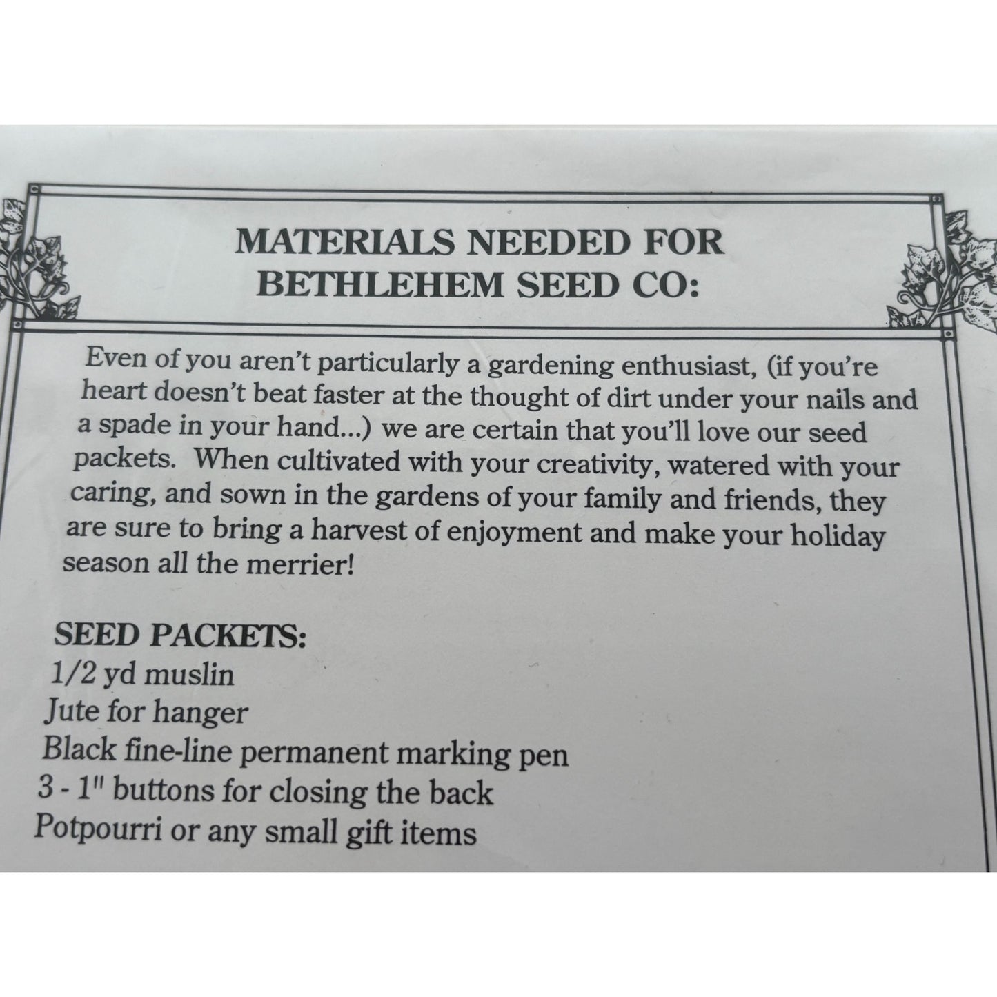 Pattern Garden Quilt Project Bethlehem Seed Co Christmas Ornaments Nativity Dove