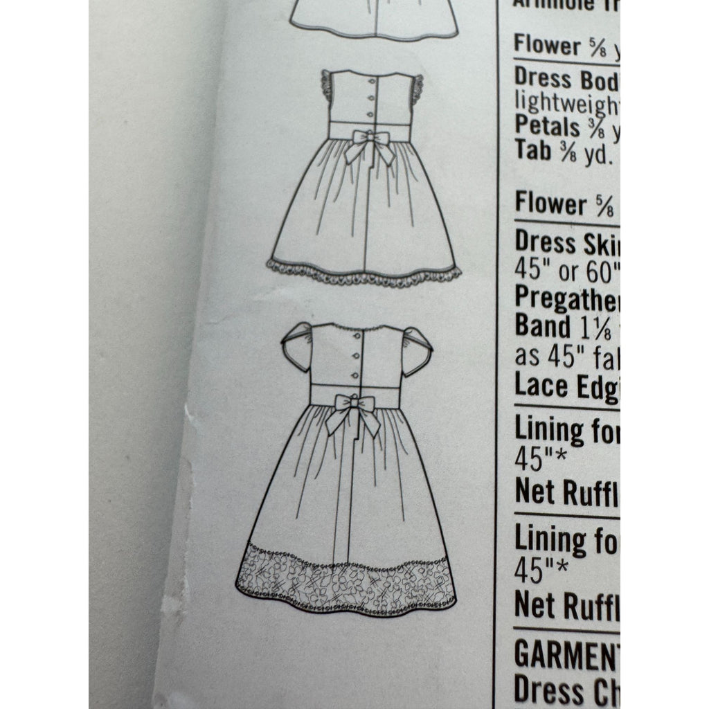 Simplicity Sewing Pattern 2265 Toddler Childs Dress 4-8 Project Runway Summer UC