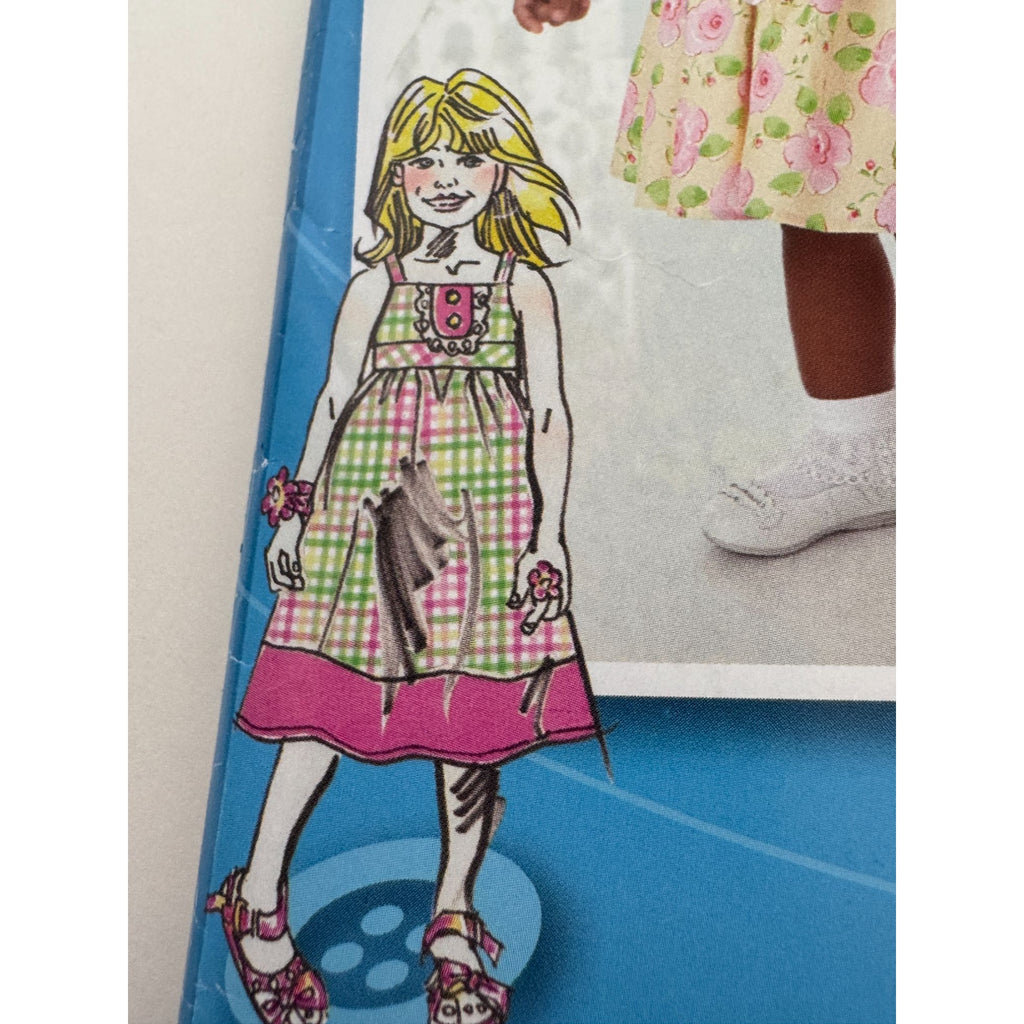 Simplicity Sewing Pattern 2265 Toddler Childs Dress 4-8 Project Runway Summer UC