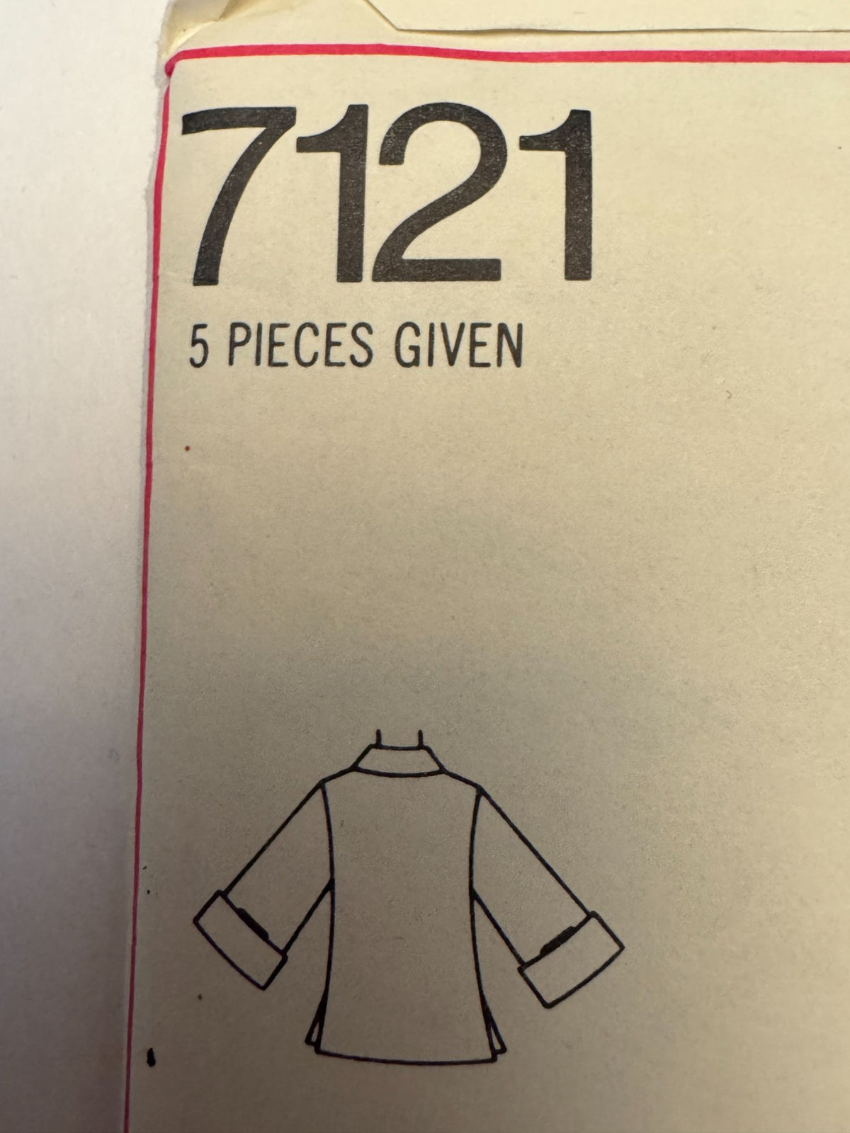 Simplicity Sewing Pattern 7121 Vintage Collared Shirt 1970s Size 12 Boho Uncut