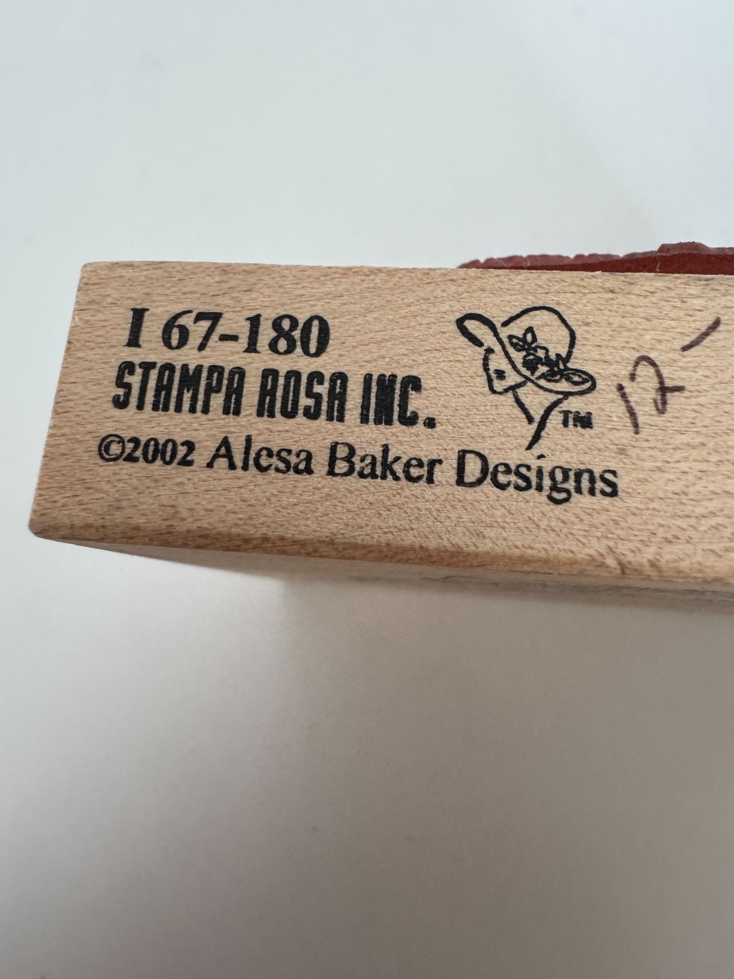 Stampa Rosa Rubber Stamp Wedding Cake Layers Rose Frosting Card Making Baking