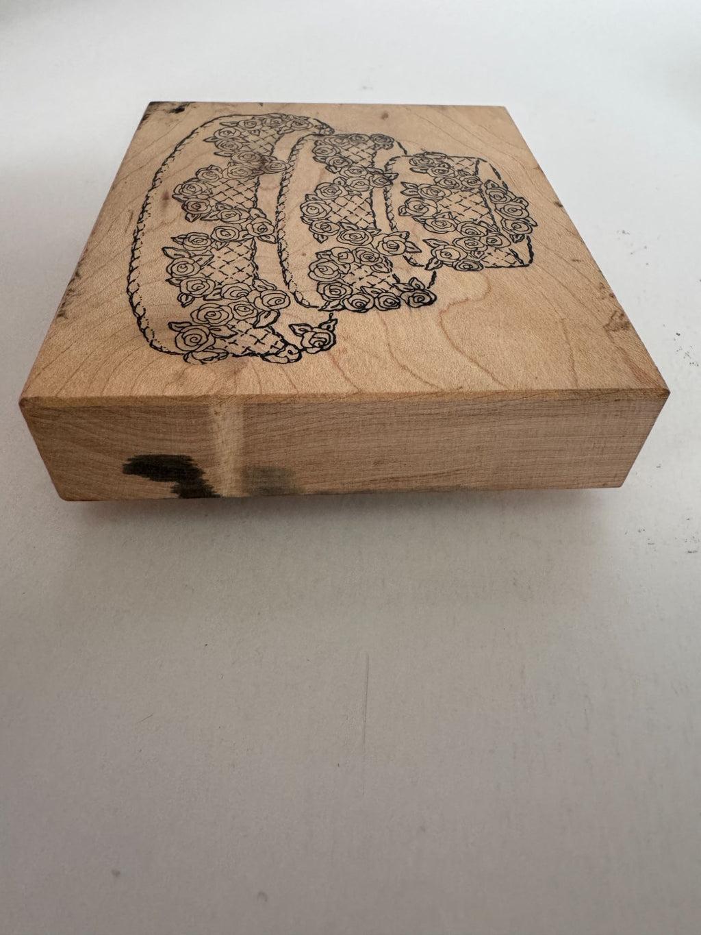 Stampa Rosa Rubber Stamp Wedding Cake Layers Rose Frosting Card Making Baking