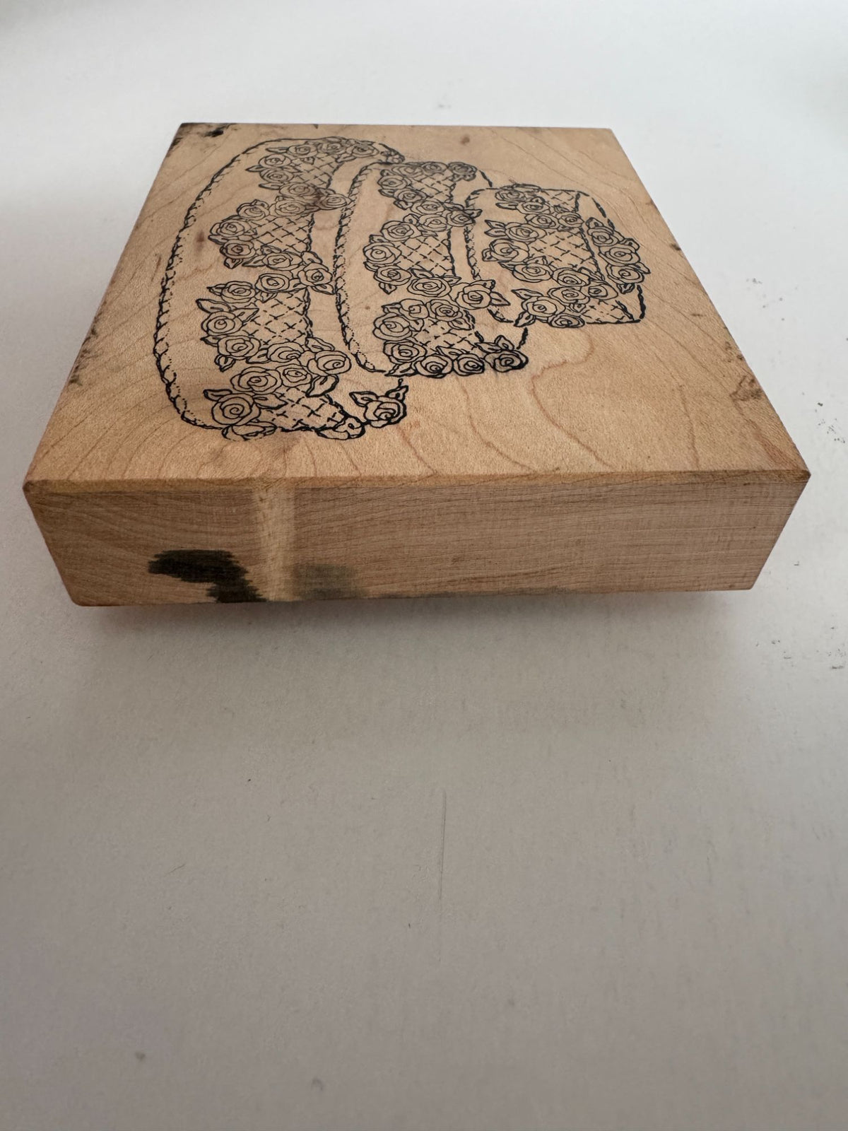 Stampa Rosa Rubber Stamp Wedding Cake Layers Rose Frosting Card Making Baking