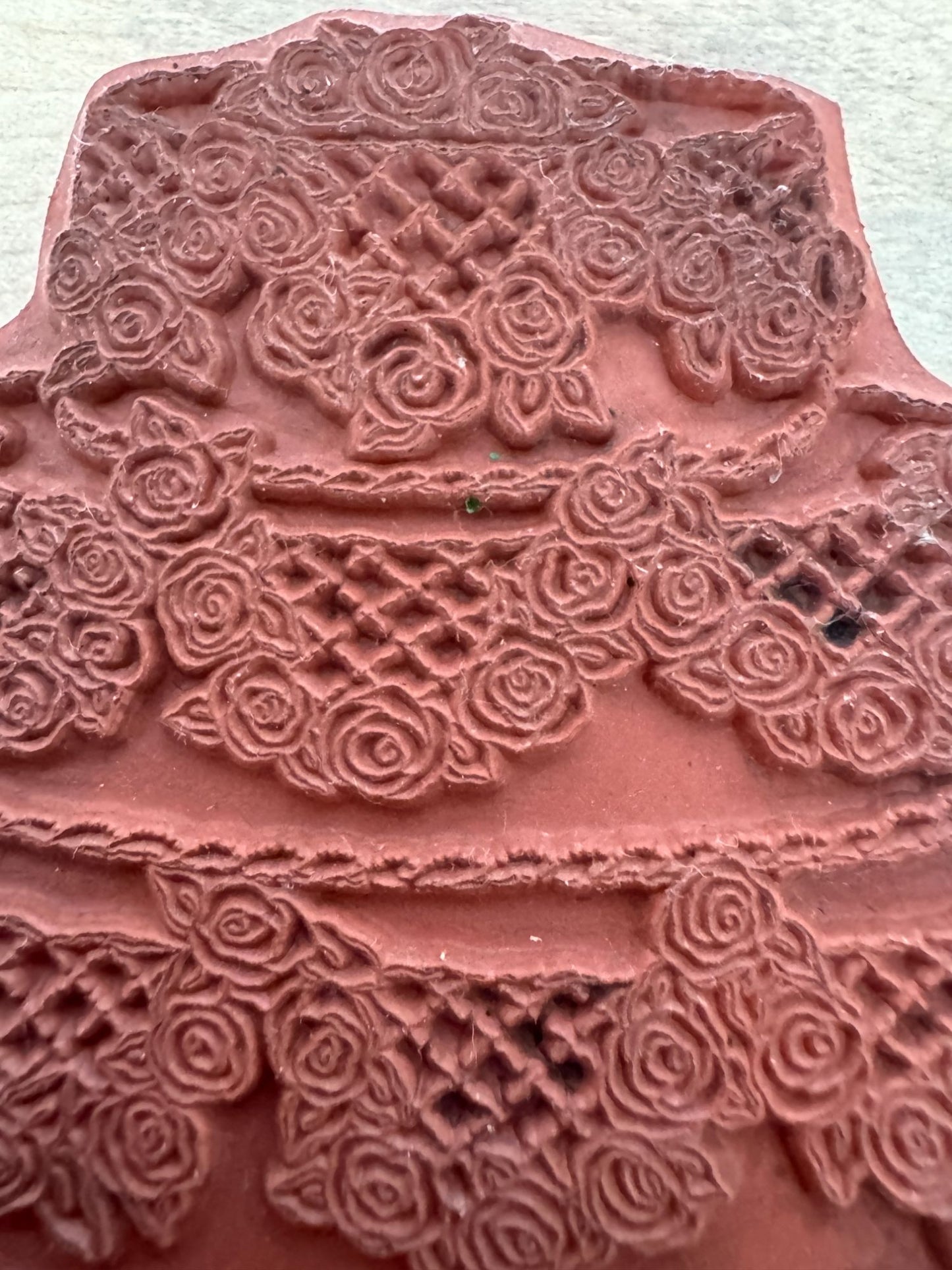 Stampa Rosa Rubber Stamp Wedding Cake Layers Rose Frosting Card Making Baking