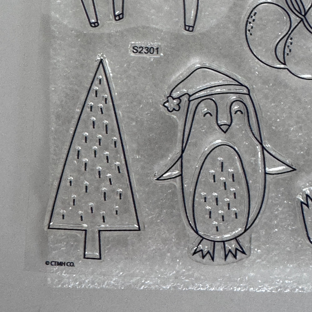CTMH Acrylic Stamps Frosty Days S2301 Woodland Animals Winter Penguin My Acrylix Christmas Deer