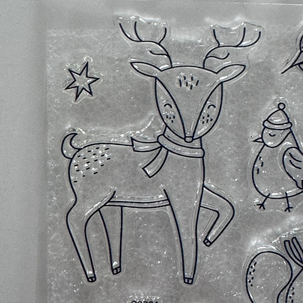 CTMH Acrylic Stamps Frosty Days S2301 Woodland Animals Winter Penguin My Acrylix Christmas Deer