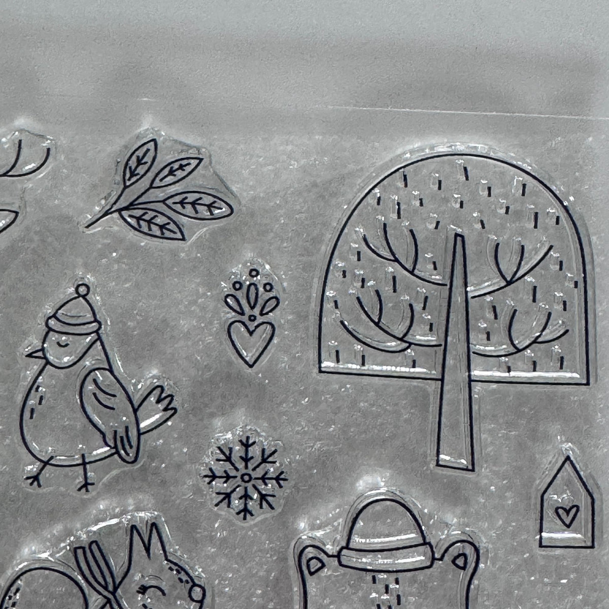 CTMH Acrylic Stamps Frosty Days S2301 Woodland Animals Winter Penguin My Acrylix Christmas Deer