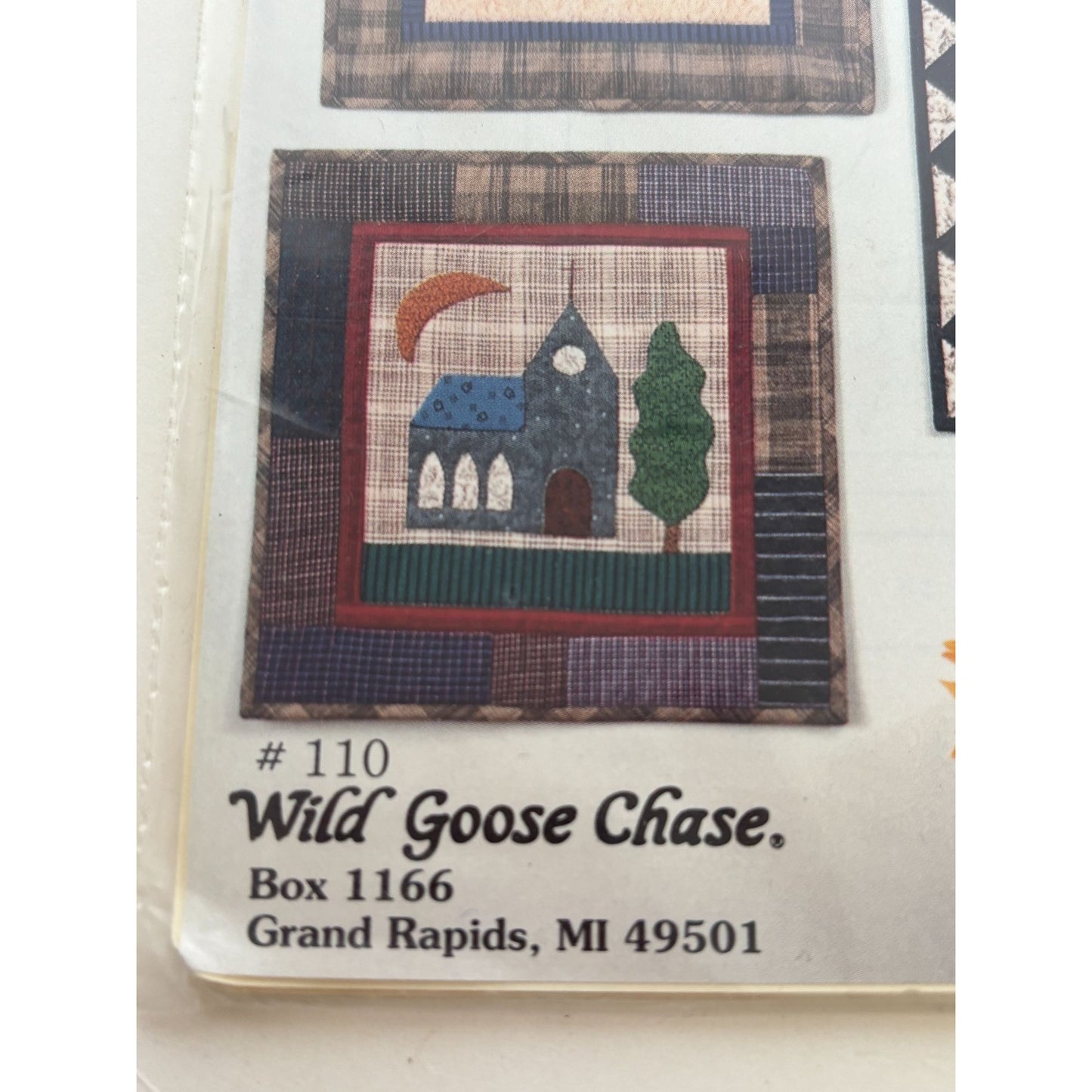 Wild Goose Chase Quilt Patterns Prairie Folk Art Wall Hangings Bird Church 110