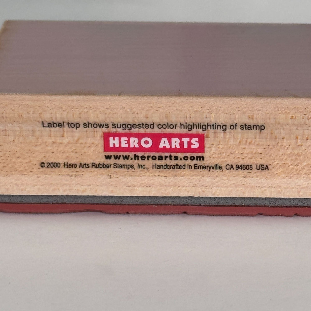 Hero Arts Shadow Stamps Rubber Stamp Fuzzy Edge Background Distressed Frame Mixed Media