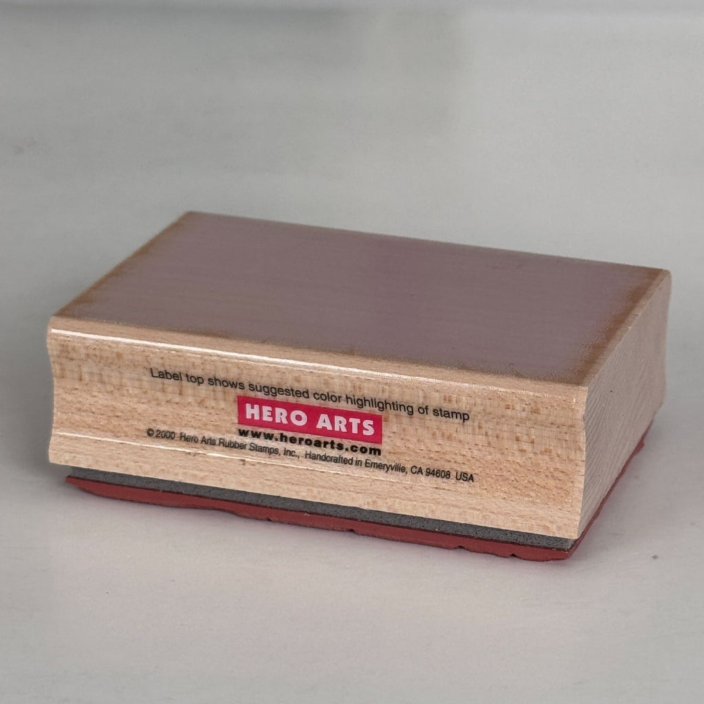 Hero Arts Shadow Stamps Rubber Stamp Fuzzy Edge Background Distressed Frame Mixed Media