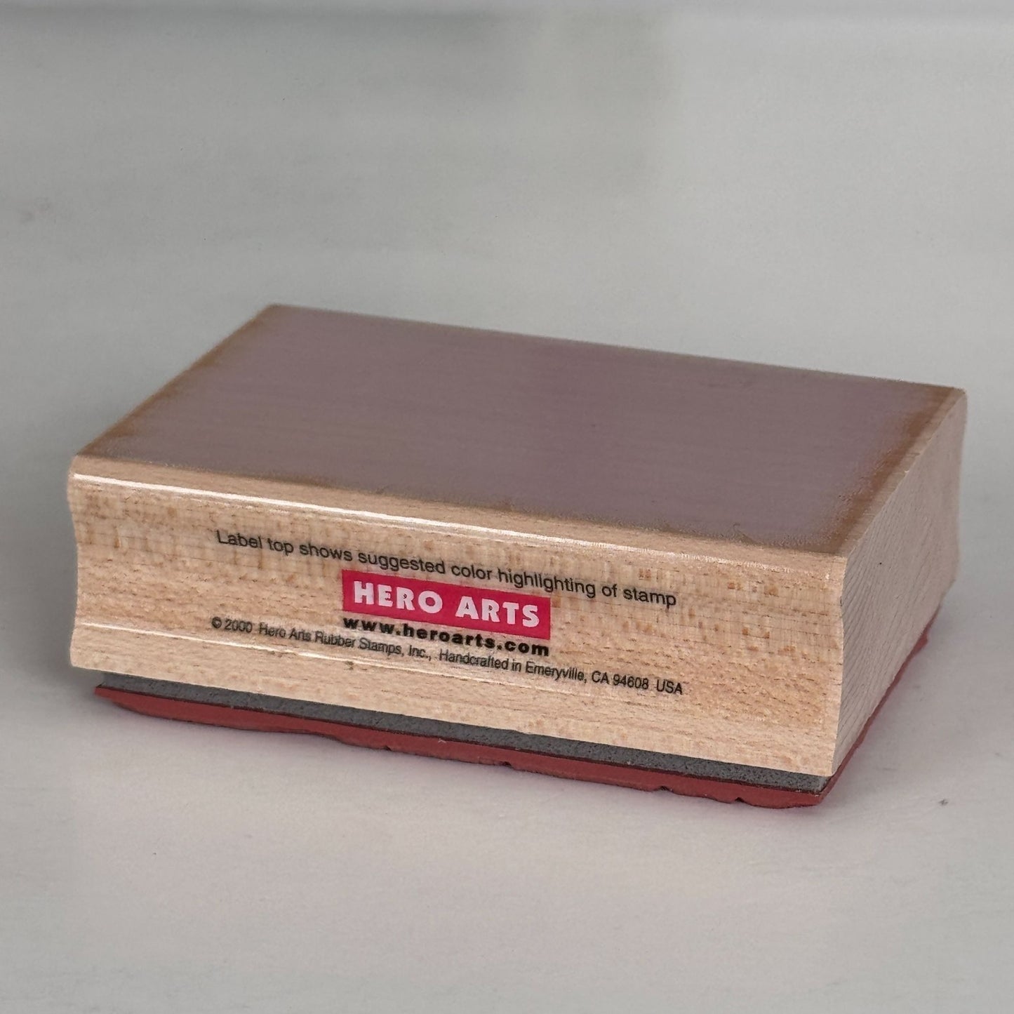 Hero Arts Shadow Stamps Rubber Stamp Fuzzy Edge Background Distressed Frame Mixed Media