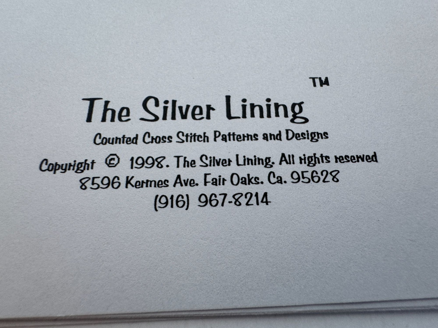 The Silver Lining Counted Cross Stitch Pattern Broadway Roses Flower Garden Love