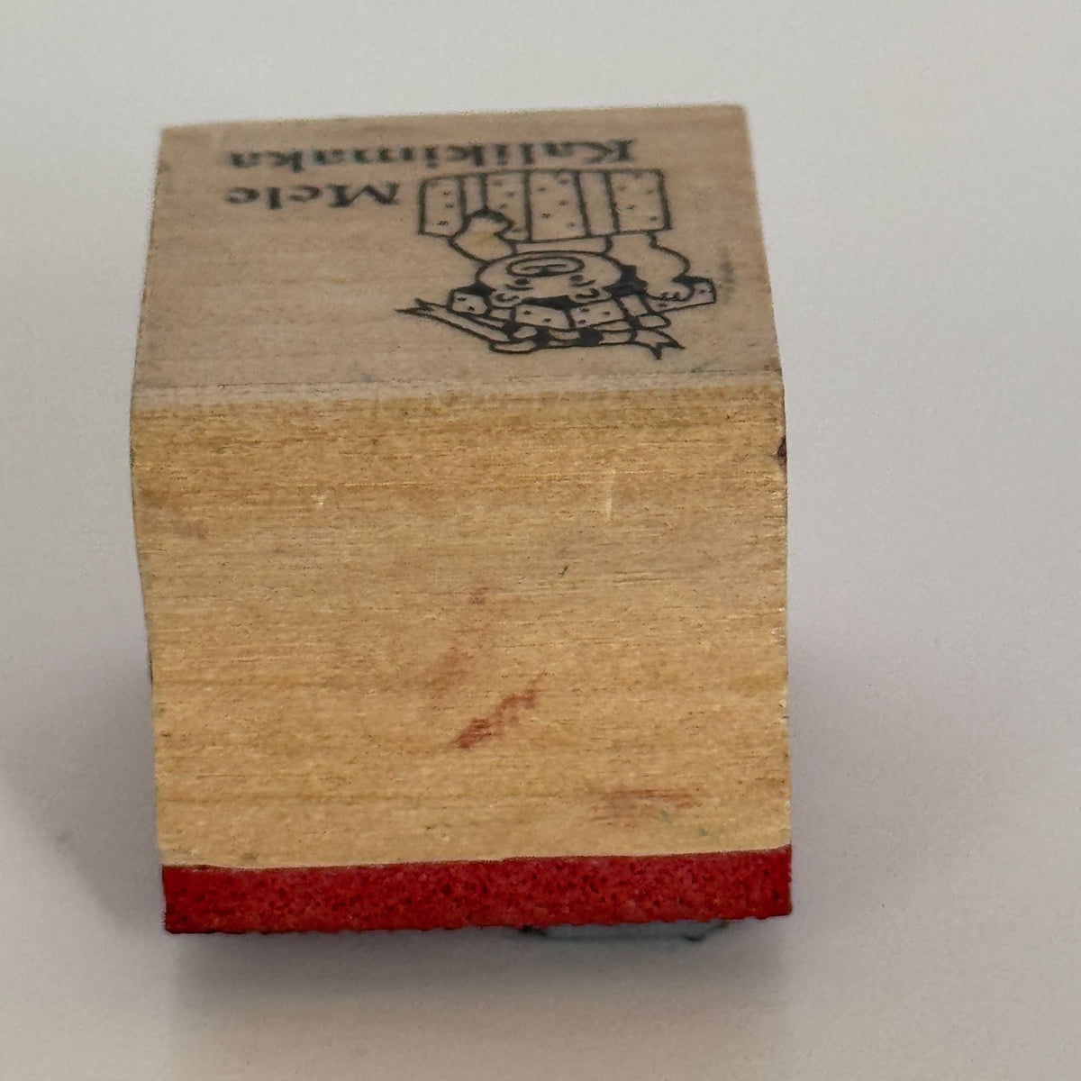 Mele Kalikimaka Rubber Stamp Hawaiian Merry Christmas Bear Gift Card Making Wood Mounted Holidays