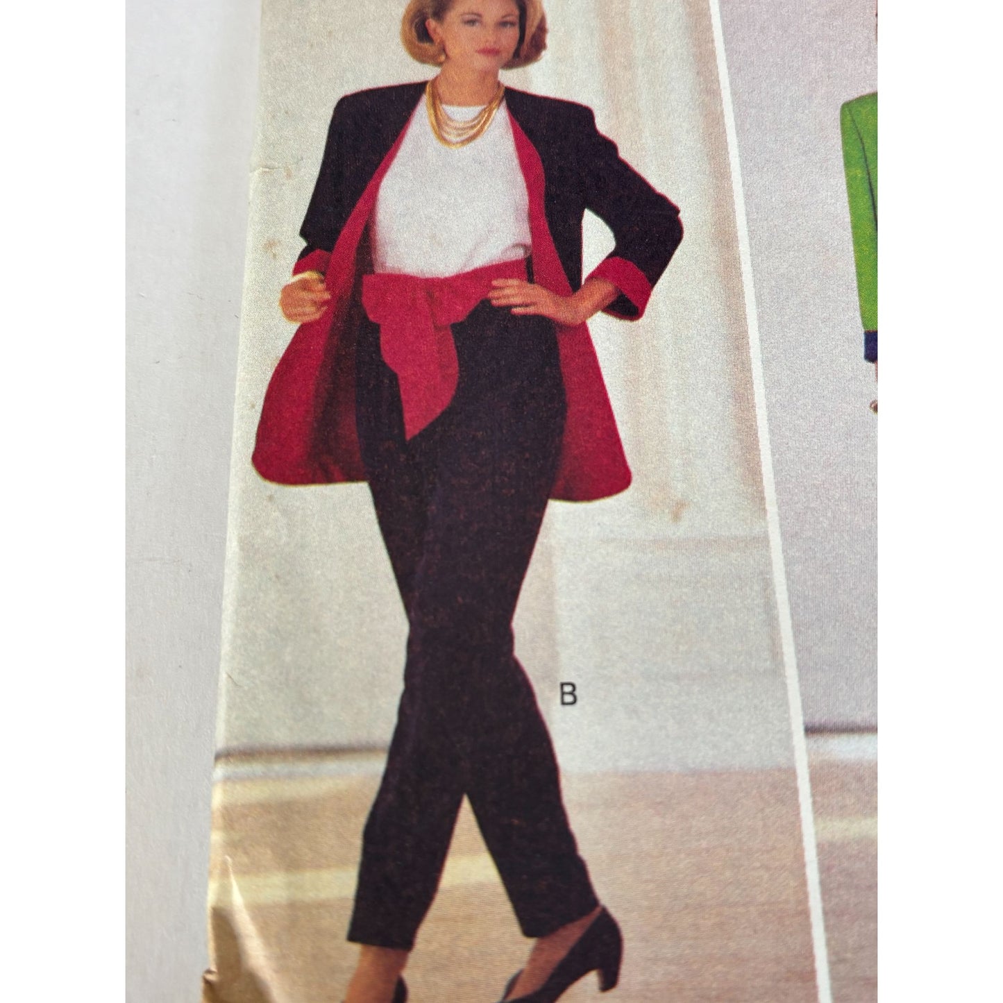 Butterick Sewing Pattern 6683 Jacket Top Skirt Pants Work 90s Power Dressing 12-16 Uncut