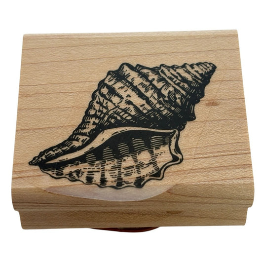 Stampin Up Rubber Stamp Conch Shell Sea Life Ocean Life Card Making