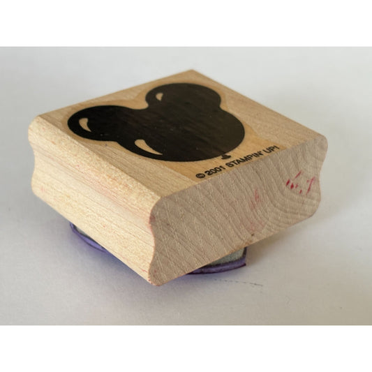 Stampin Up Rubber Stamp Mouse Head Balloon Birthday Cardmaking Craft