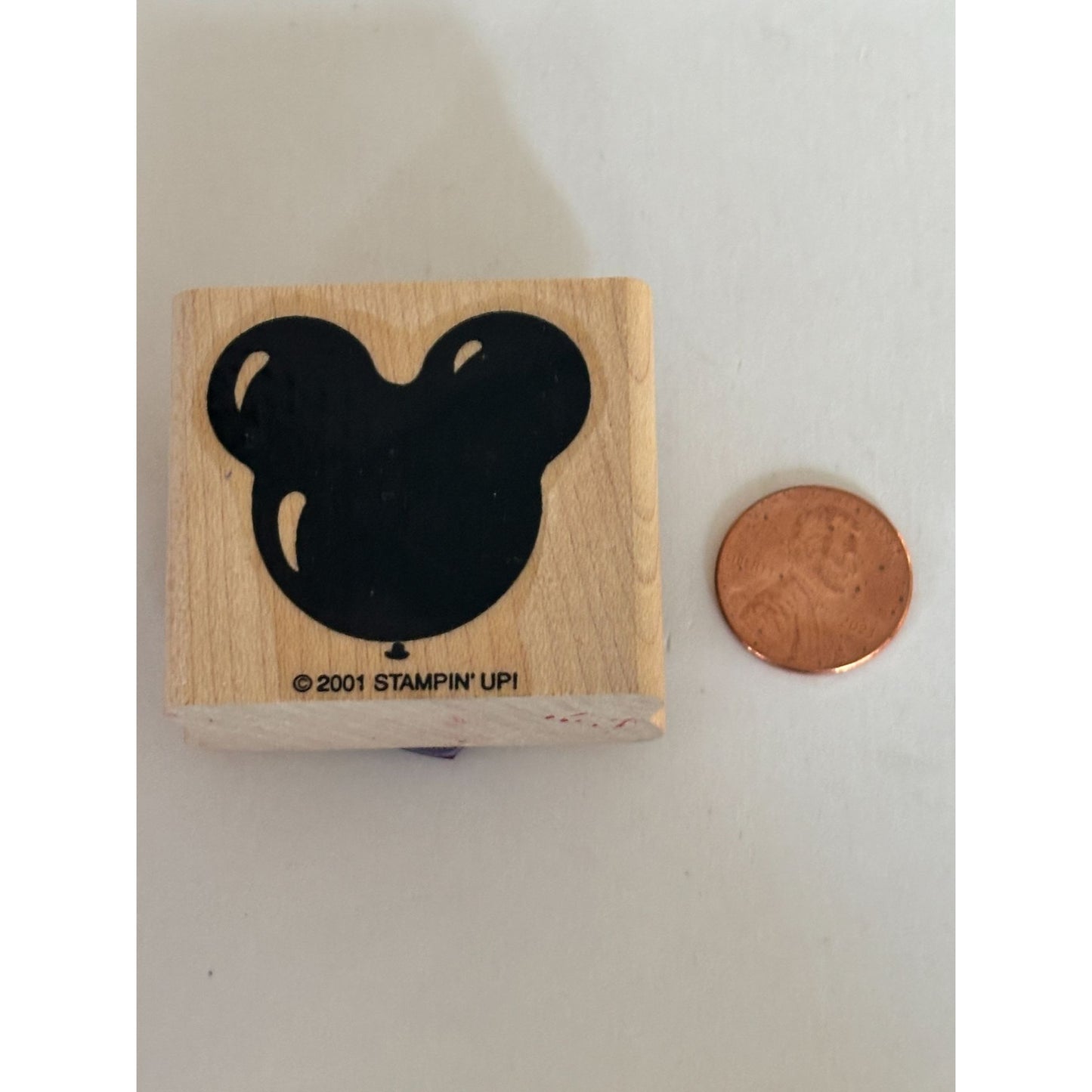 Stampin Up Rubber Stamp Mouse Head Balloon Birthday Cardmaking Craft