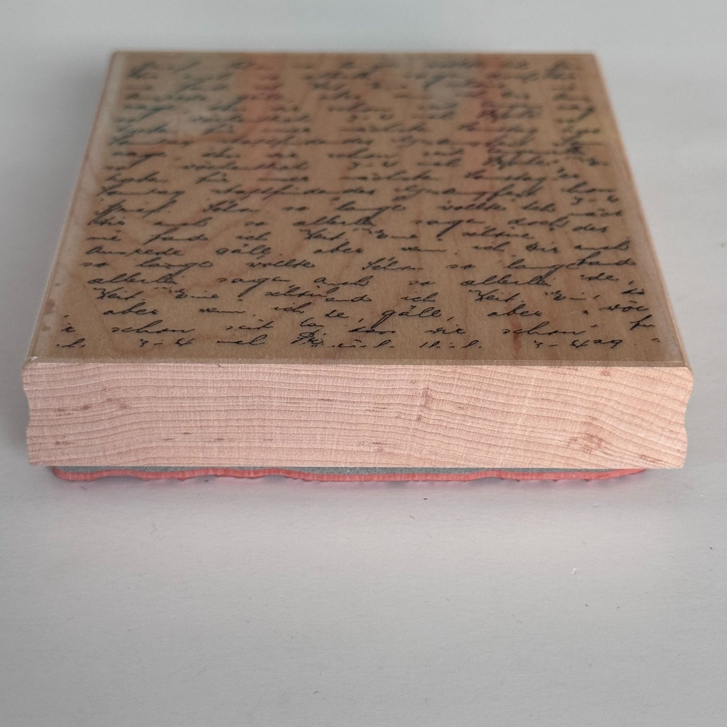 Penny Black Rubber Stamp Letter Background Script Handwriting Vintage Text Letter Cardmaking Craft 1999L