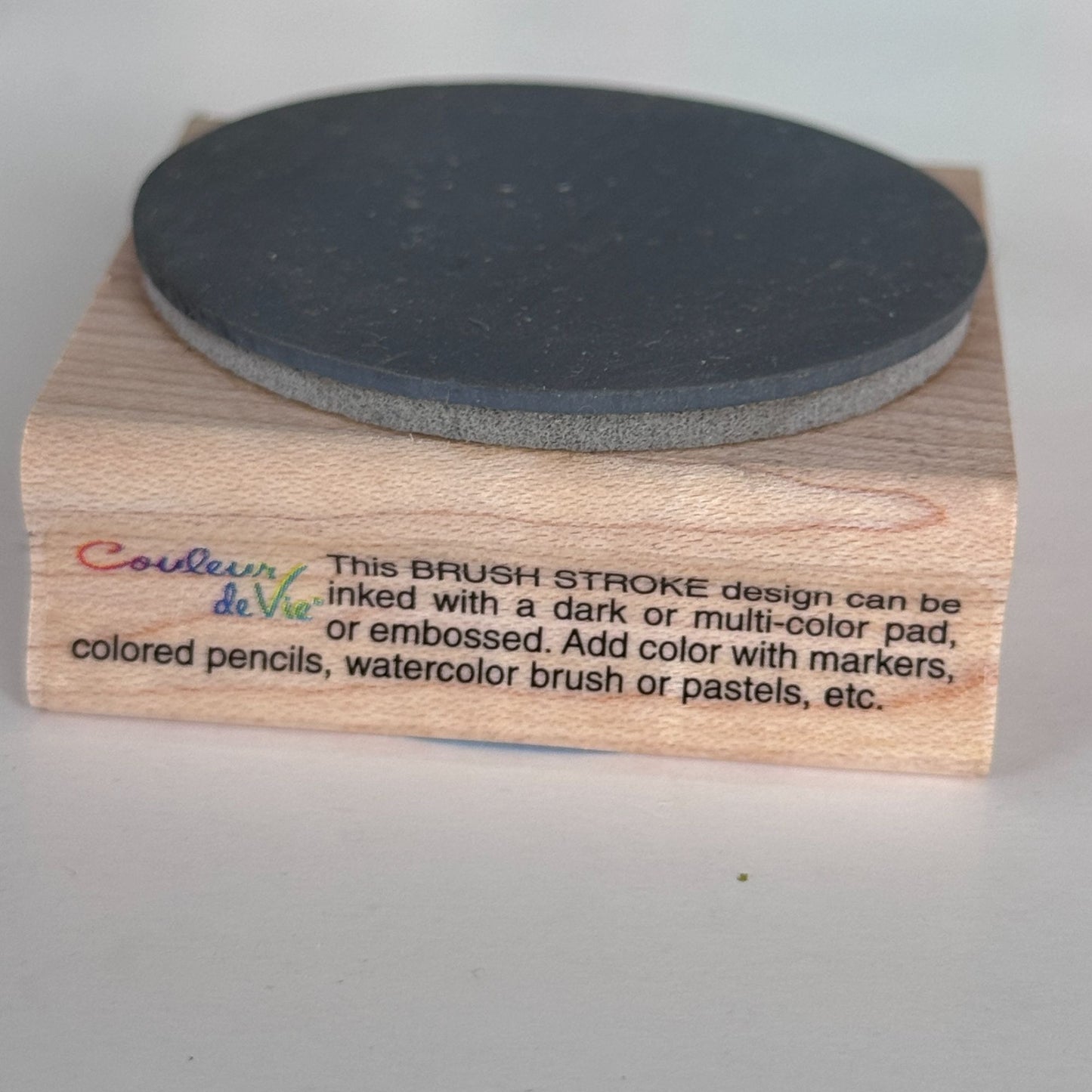 Stampendous Rubber Stamp Imagine Circle Shape Card Maker Crafter Stamping Hobby