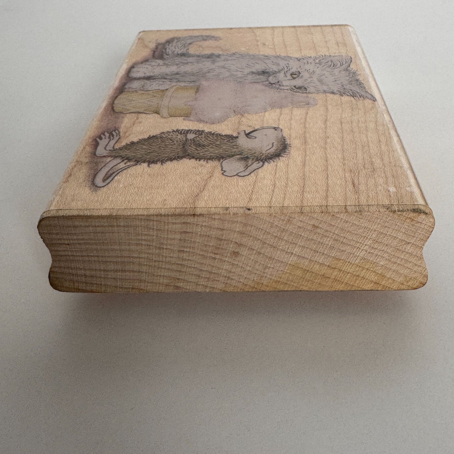 House Mouse Rubber Stamp Mice Cream Cone Mouse Cat Ice Cream Food Stampabilities