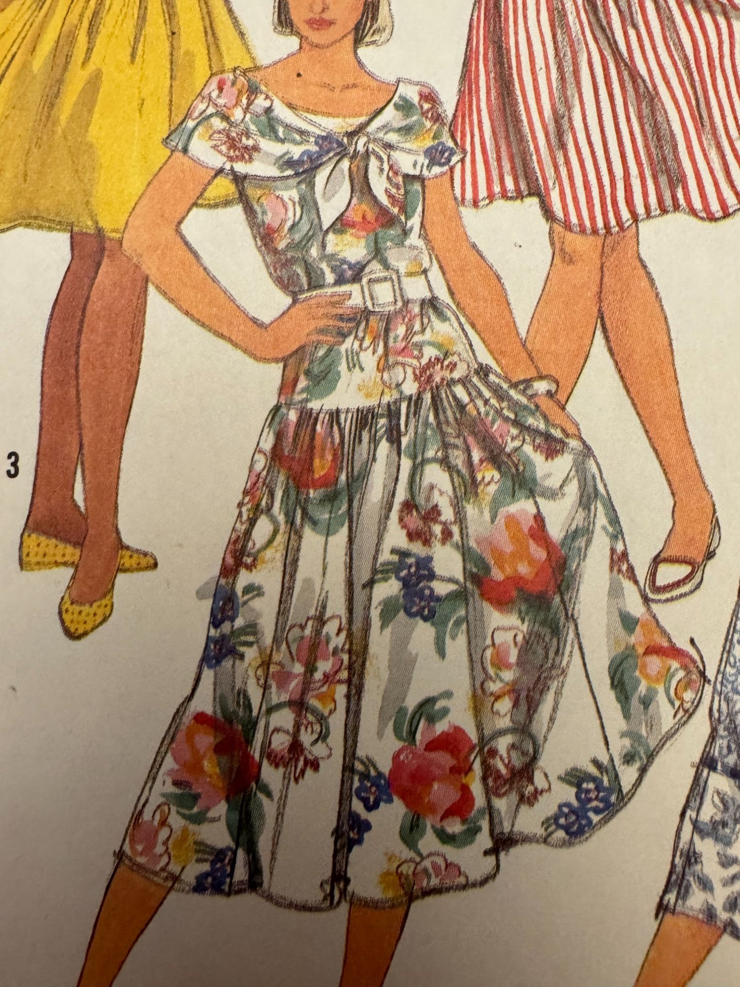 Simplicity Sewing Pattern 9707 Dress Easy Sew Short Sleeve 16-24 Vintage 1990