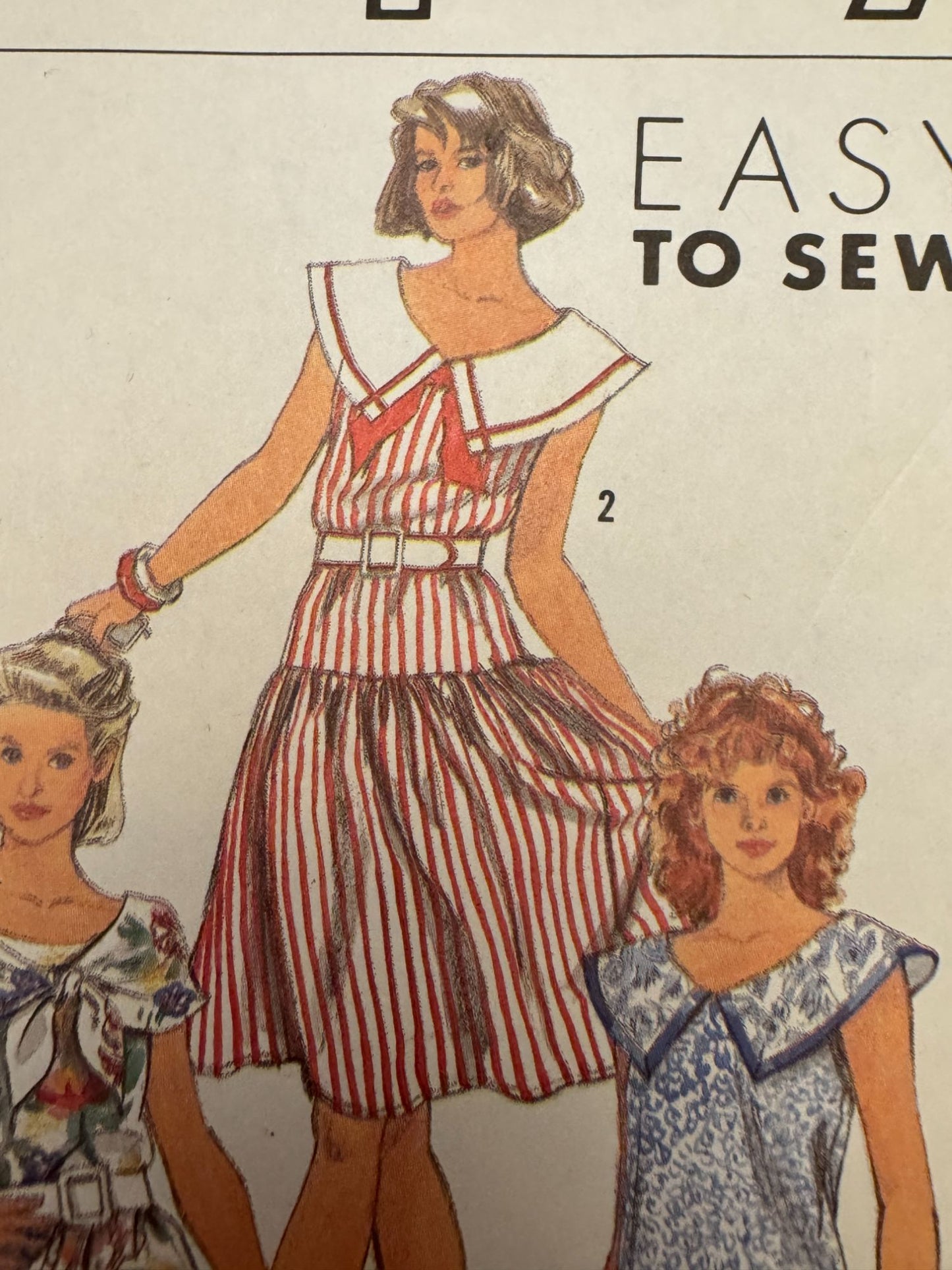 Simplicity Sewing Pattern 9707 Dress Easy Sew Short Sleeve 16-24 Vintage 1990